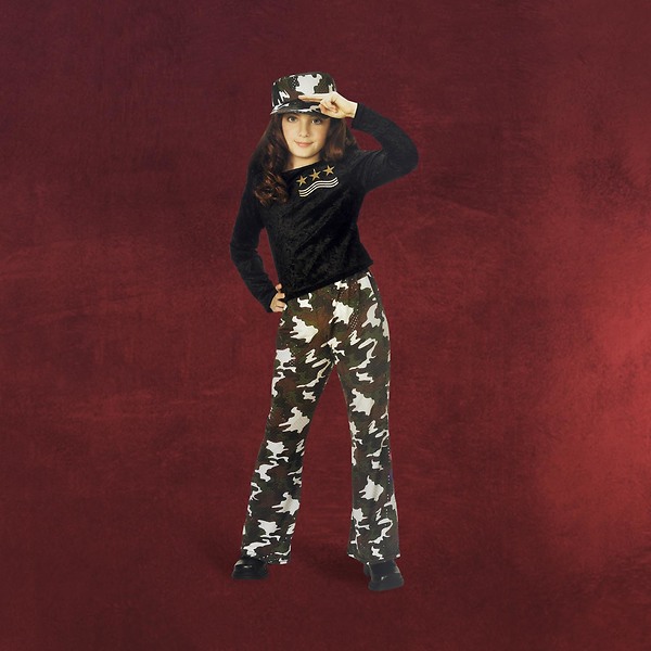 Army Girl Star Kostüm - Kinderkostüm