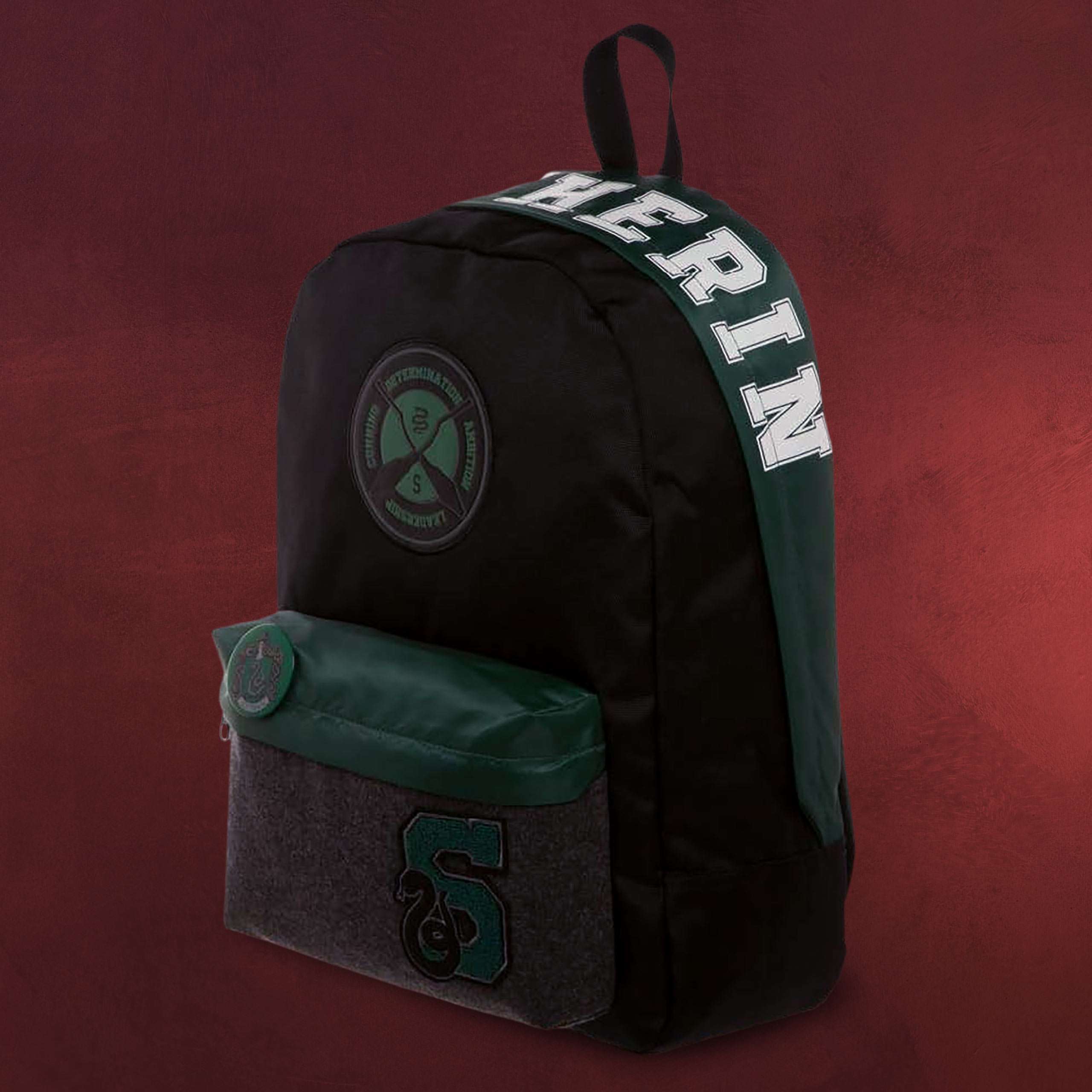 Harry Potter Slytherin College Rucksack | Elbenwald Elbenwald Harry Potter Hoodie Hogwarts Alumni Slytherin