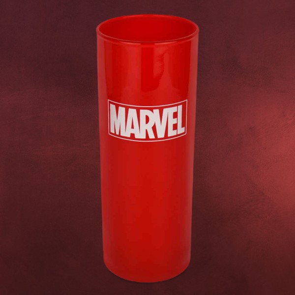 Marvel Logo Glas rot