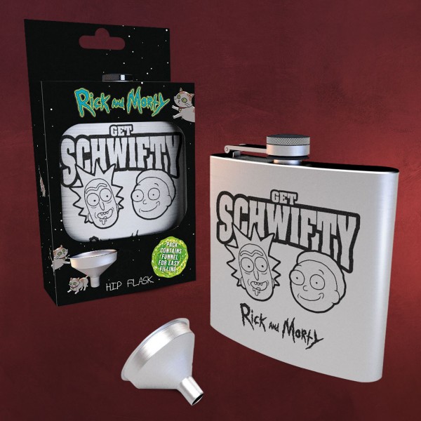 Rick and Morty - Get Schwifty Flachmann