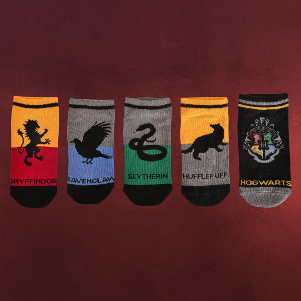 Harry Potter - Hogwarts Socken 5er Set