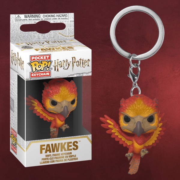 Harry Potter - Fawkes Funko Pop Schlüsselanhänger
