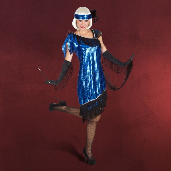 Blue Girl - Charleston Kostüm