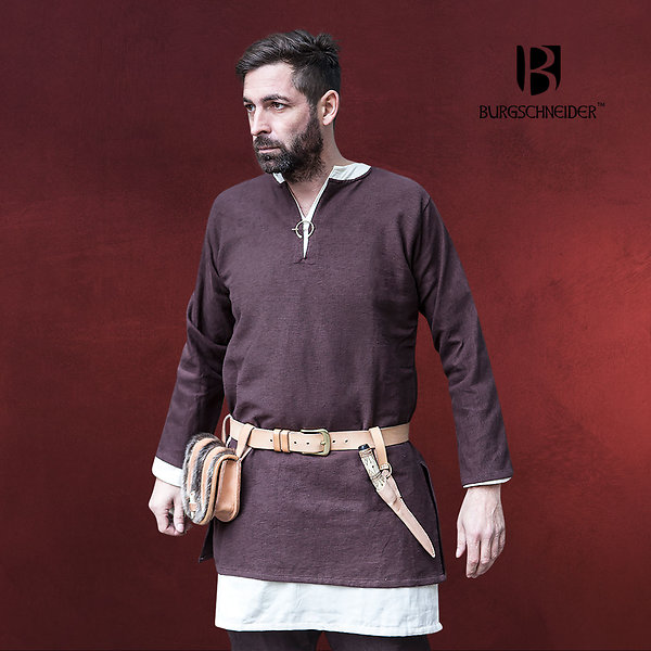 Mittelalter Kurztunika Erik braun