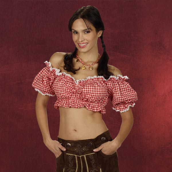 Dirndl-Bluse Anika - kariert