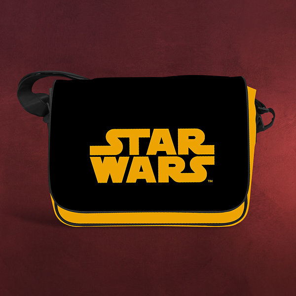 Star Wars - Orange Logo Tasche schwarz