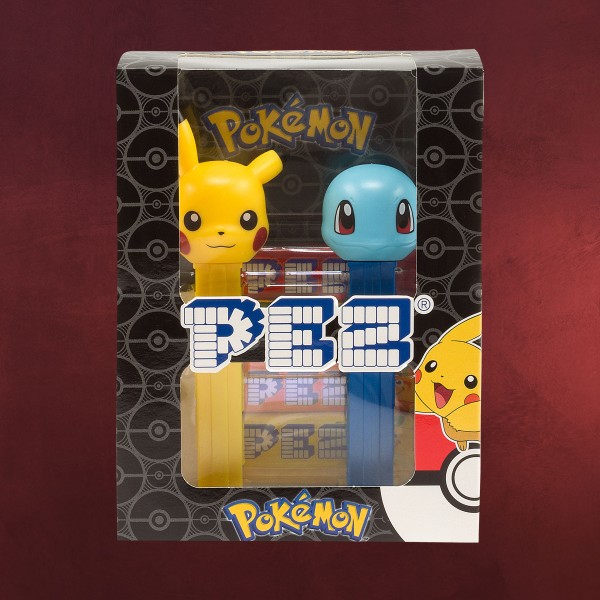Pokemon - PEZ Bonbons 4er Pack mit 2 Spendern