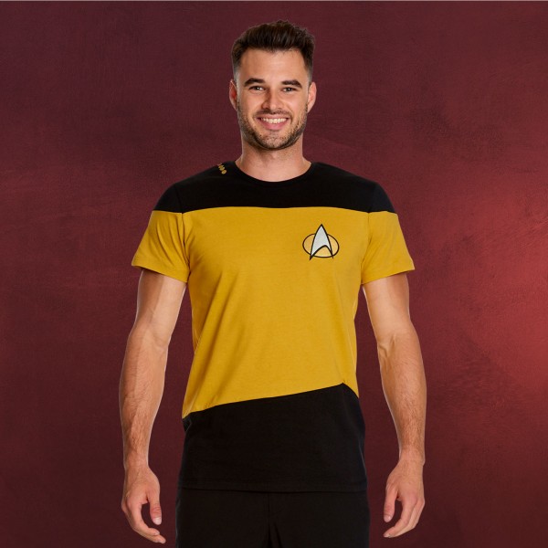 The Next Generation Uniform T-Shirt gelb - Star Trek