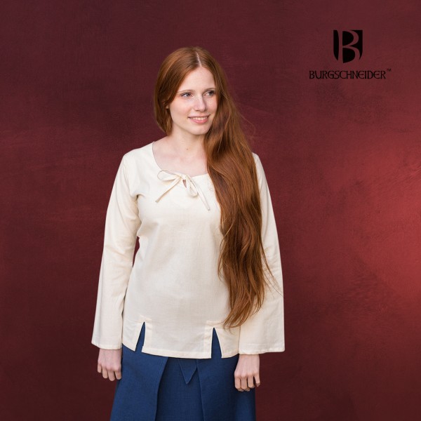 Mittelalter Bluse Lysia Damen natur