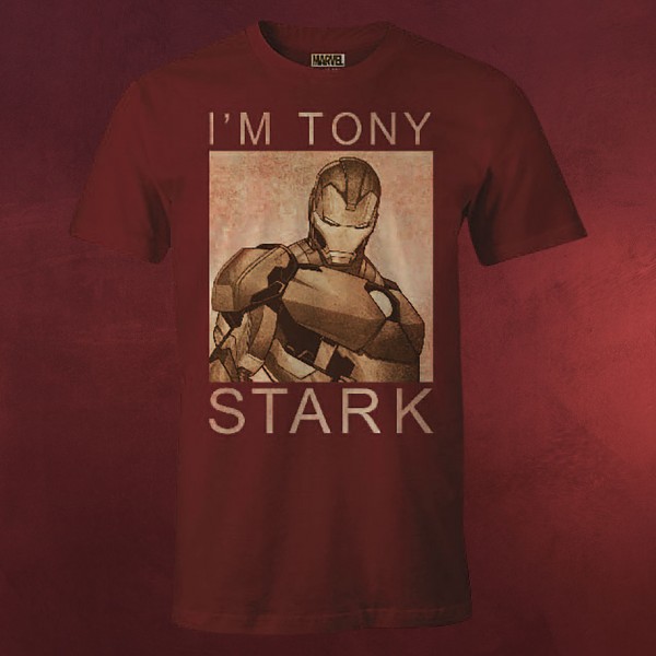 Iron Man - I'm Tony Stark T-Shirt rot