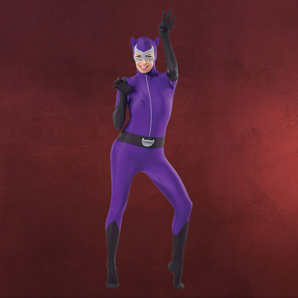 Catwoman - Zentai Overall Kostüm lila