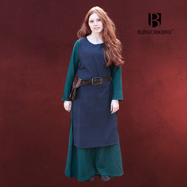 Mittelalter Überkleid Haithabu blau