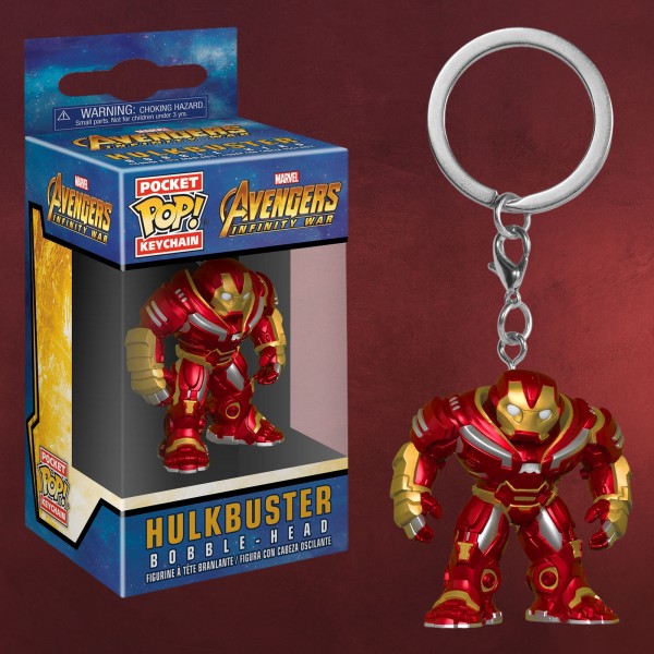 Avengers - Hulkbuster Infinity War Funko Pop Schlüsselanhänger