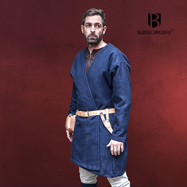 Mittelalter Klappenrock Loki blau