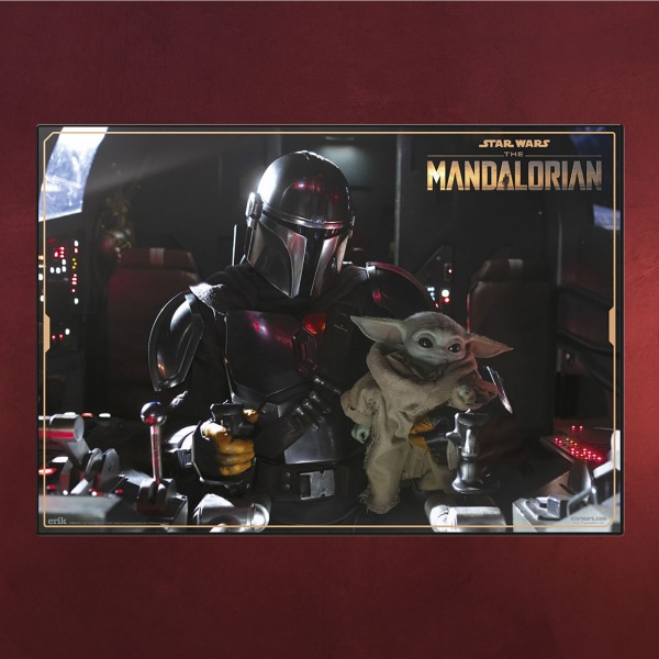 Grogu und Mandalorianer Schreibtischunterlage - Star Wars The Mandalorian