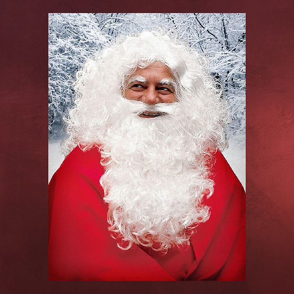 Weihnachtsmann - Bart und Perücke