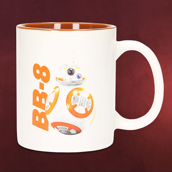 Star Wars - BB-8 Droiden Tasse weiß orange