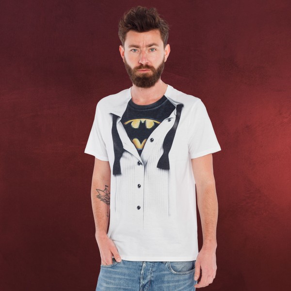 Batman - Suit T-Shirt weiß