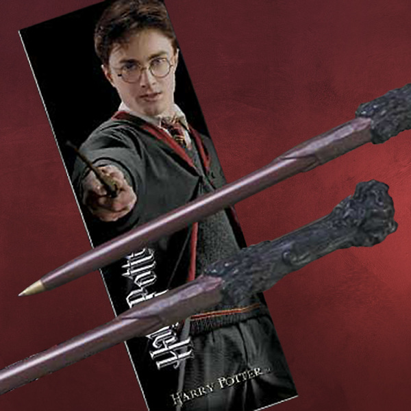 Harry Potter Zauberstabstift & Lesezeichen