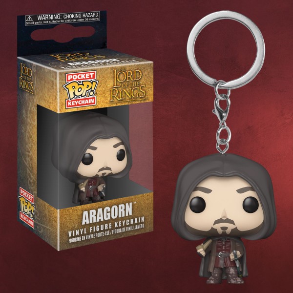 Herr der Ringe - Aragorn Funko Pop Schlüsselanhänger
