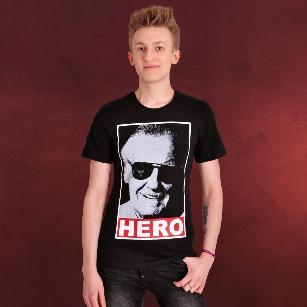 Stan Lee - Hero T-Shirt schwarz