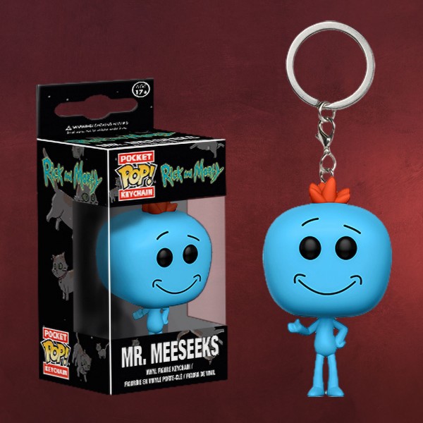 Rick and Morty - Mr. Meeseeks Funko Pop Schlüsselanhänger