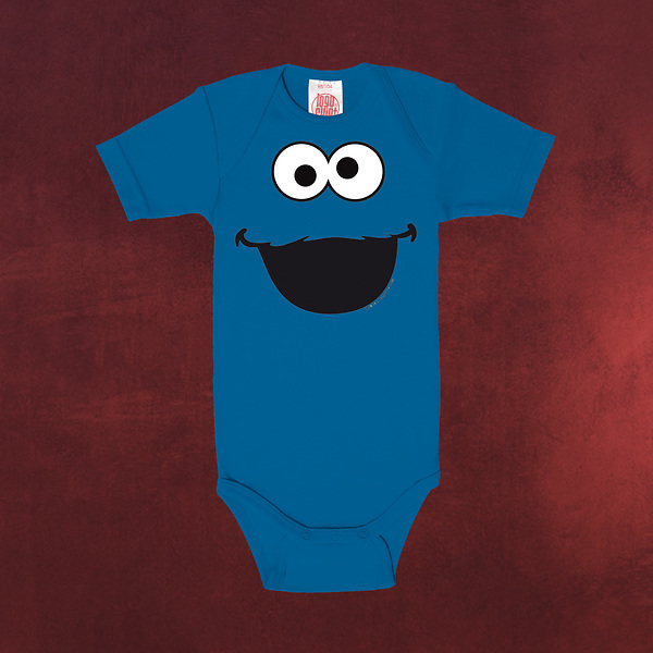 Sesamstraße - Cookie Monster Baby Body blau