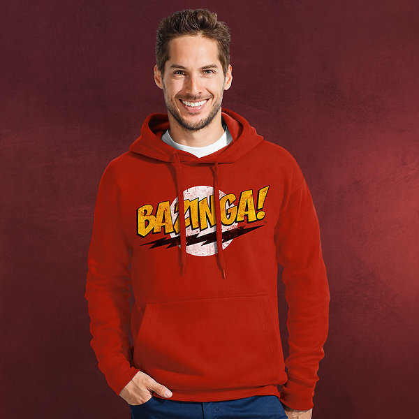 Big Bang Theory - BAZINGA Hoodie rot