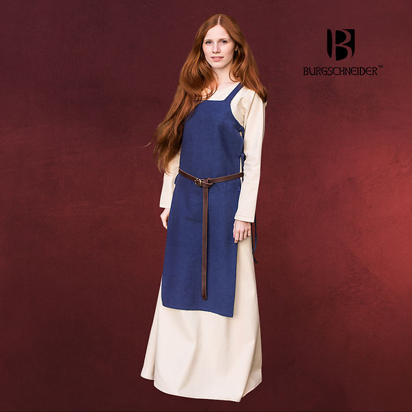 Mittelalter Überkleid Gyda blau