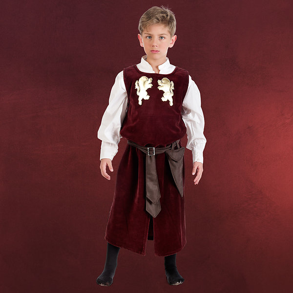 Mittelalterlicher Knappe - Kostüm Kinder
