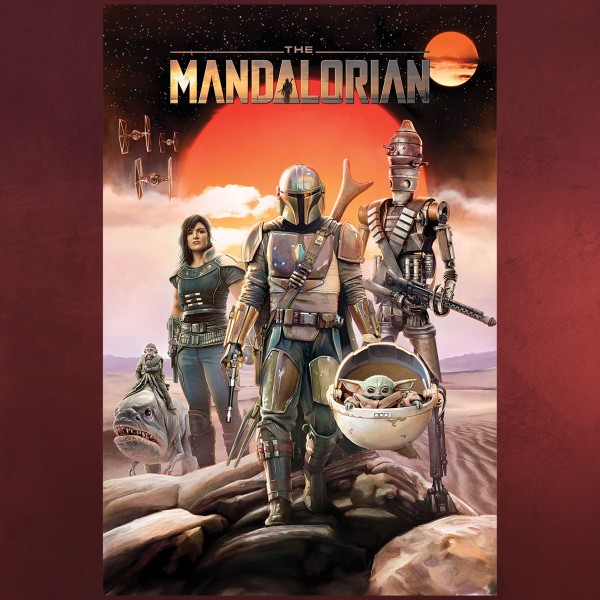The Mandalorian Group Maxi Poster - Star Wars