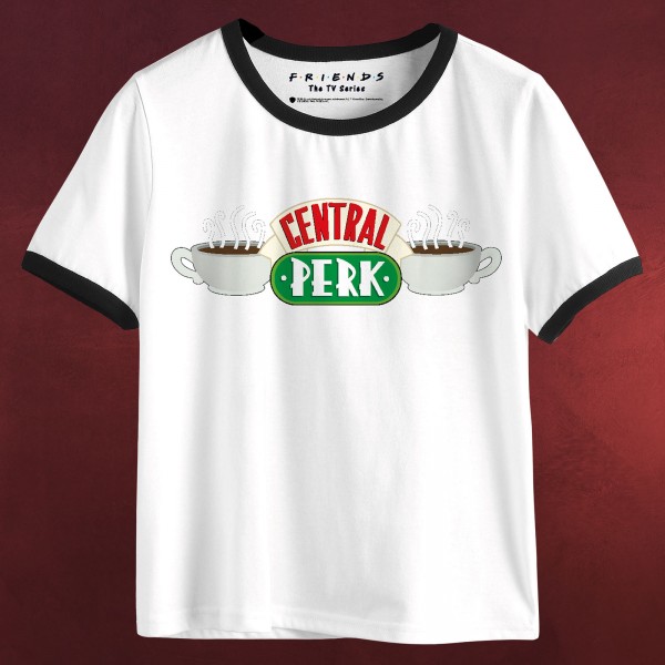 Friends - Central Perk T-Shirt Damen weiß