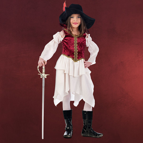 Lady Musketier - Kostüm Kinder