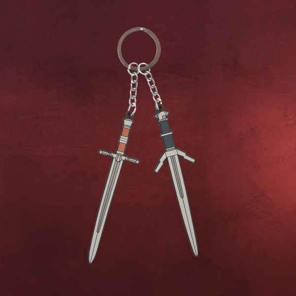 Witcher - Steel & Silver Schlüsselanhänger