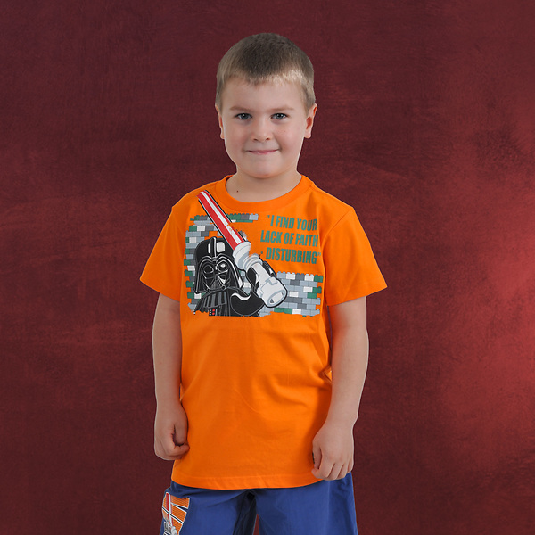 LEGO Star Wars - Darth Vaders Religion T-Shirt für Kinder orange