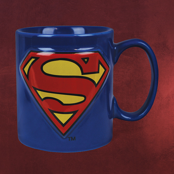 Superman - Logo Tasse blau