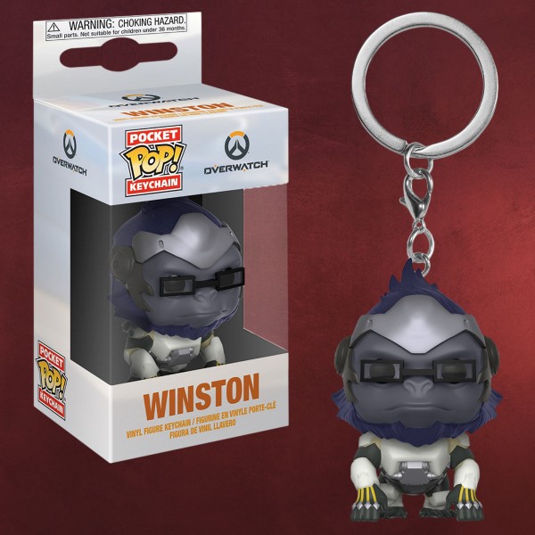 Overwatch - Winston Funko Pop Schlüsselanhänger