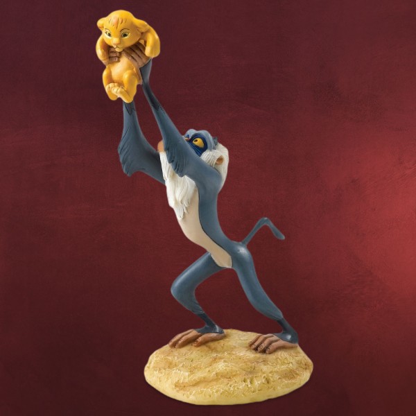 König der Löwen - Rafiki mit Simba Figur