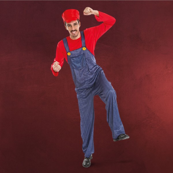 Mario Kostüm für Super Mario Fans
