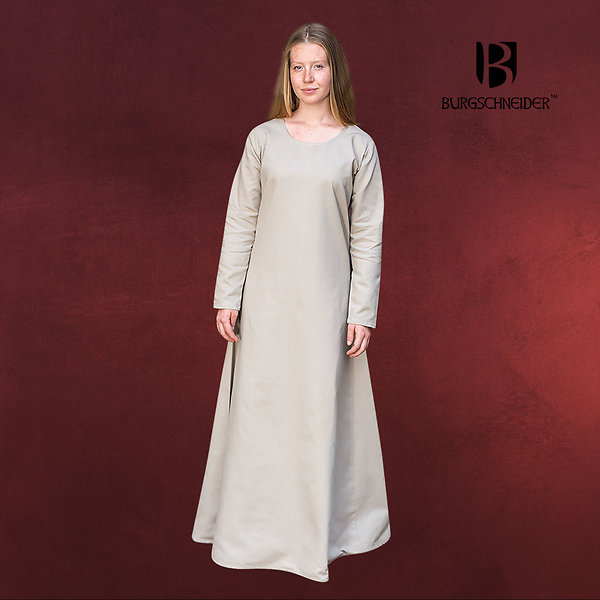 Mittelalter Unterkleid Freya beige