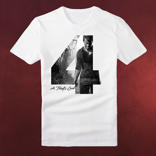 Uncharted - A Thiefs End T-Shirt weiß