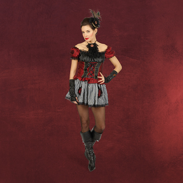 Tanzkleid Victoria - kurzes Cancan Kostüm Damen