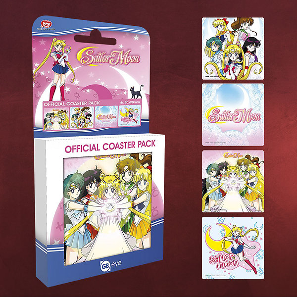 Sailor Moon - Mix Untersetzer 4er Set