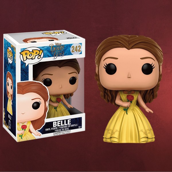 Die Schöne und das Biest - Belle mit Rose Mini-Figur