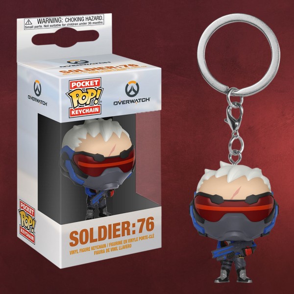 Overwatch - Soldier 76 Funko Pop Schlüsselanhänger