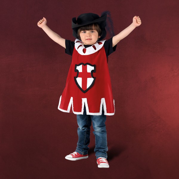 Roter Musketier - Kostüm Kinder