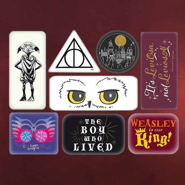 Harry Potter - Hogwarts Quotes & Symbols Magnet-Set