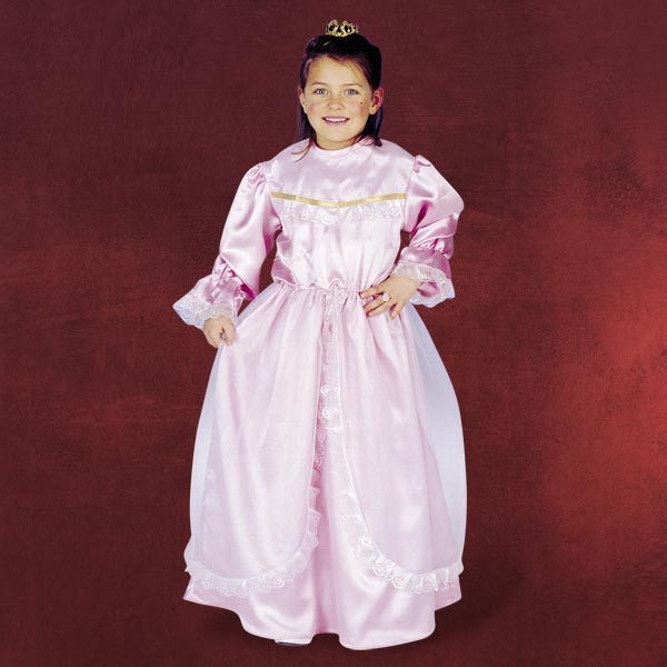 Prinzessin Laura mit Spitzenbesatz - Kinderkostüm