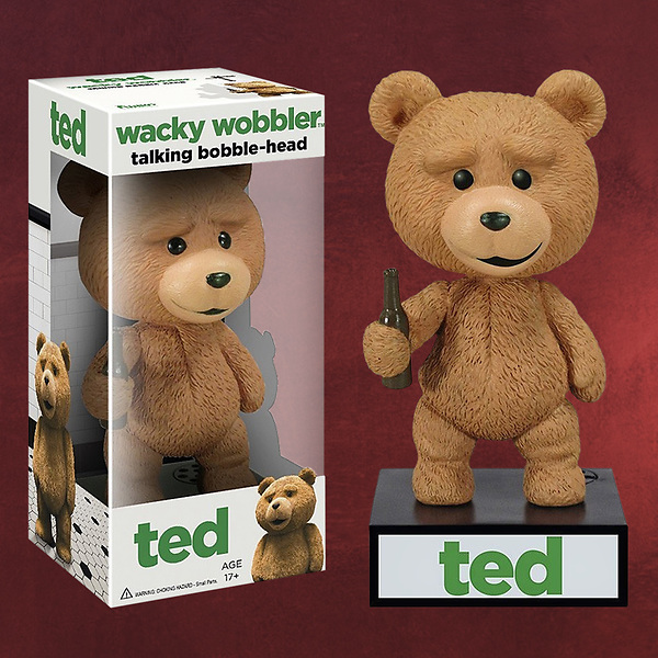 Ted Wackelkopf Figur mit Sprechfunktion