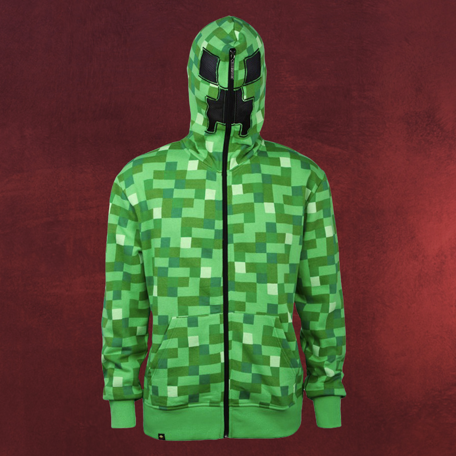 Minecraft - Creeper Kappu-Jacke  Elbenwald